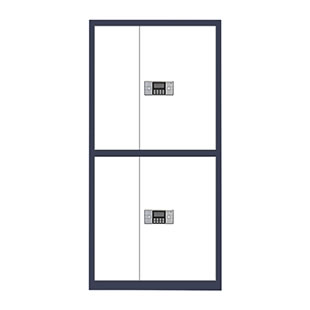 通雙節(jié)電子密碼鎖-藍白